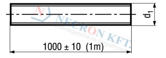 Threaded rods metric thread 1072