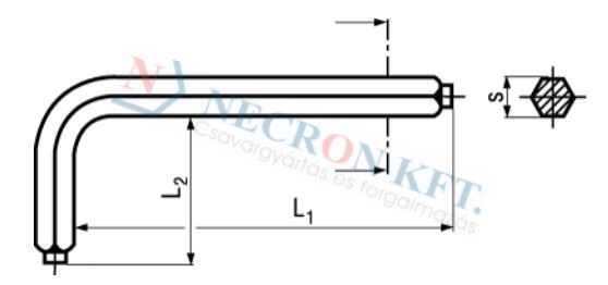 Hex socket keys with pilot 1171