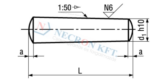 Taper pins Type A 1209