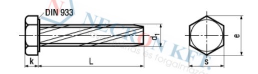 Hex head thread cutting screws type A, with metric thread 1221