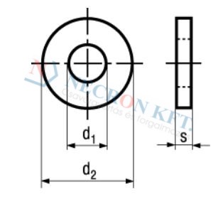 Round washers for wood construction and structural bolts 13289