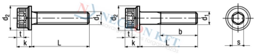 Hexagon socket head cap screws with flange partially / fully threaded 1392