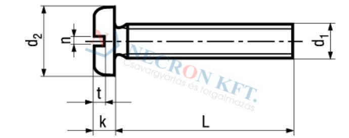 Slotted pan head machine screws 1404