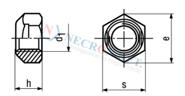 Prevailing torque hexagon nuts, V = all-metal nuts, single component 1692