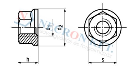 Hex flange nuts 1973
