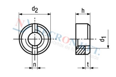 Slotted round nuts 220