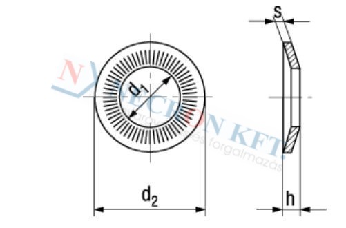 Lock washers medium series RIP-LOCK® 2332