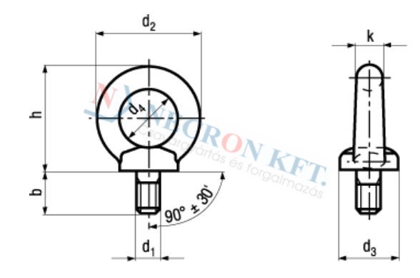 Lifting eye bolts 258