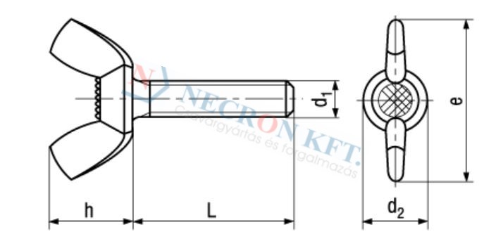 Wing screws pressed 2725