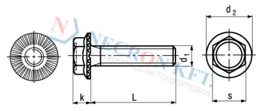 Hex head locking screws 2797