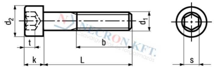 Socked head cap screws partially threaded 2