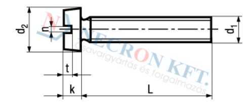 Slotted cheese head machine screws 330