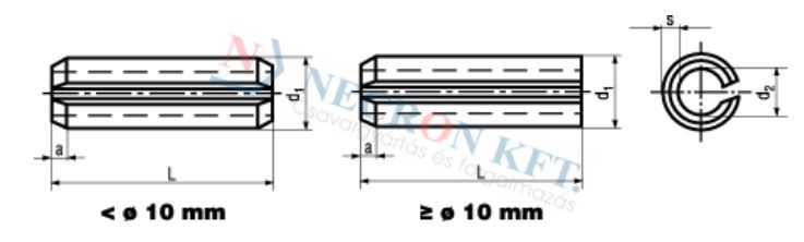 Spring pins heavy duty 337