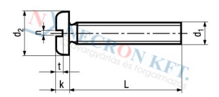 Slotted pan head machine screws 346