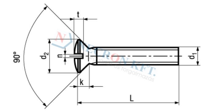 Slotted raised countersunk head screws 368