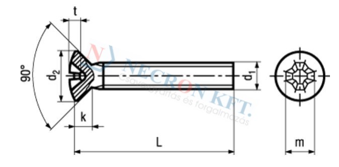 Phillips raised countersunk head machine screws 392