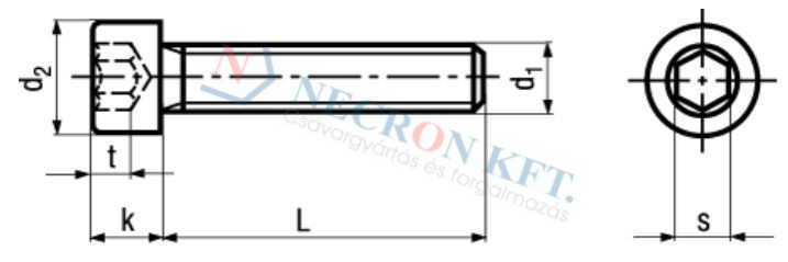 Socked head cap screws fully threaded 3