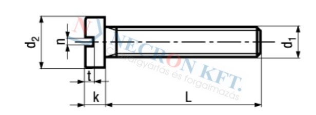 Slotted cheese head machine screws machined 402