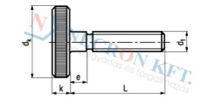 Knurled thumb screws 410