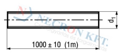 Threaded rods metric thread 418