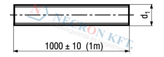 Threaded rods metric thread 419