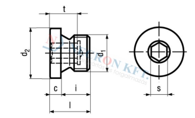 Hex socket screw plugs 4401