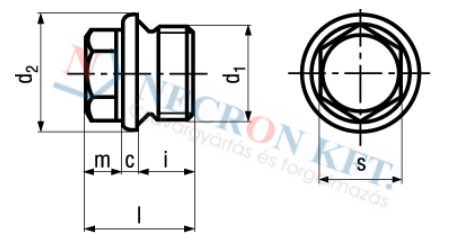 Hexagon head screw plugs with shoulder, pipe thread 440