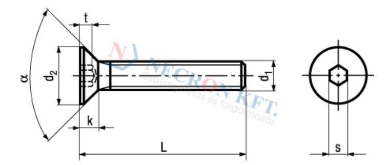 Hexagon socket countersunk head screws 4719