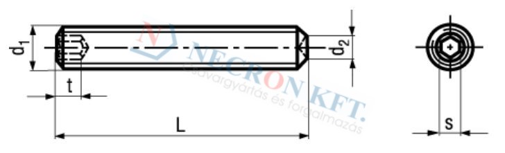 Socket set screws with cup point 4721