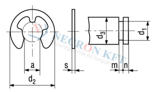 Circlips for shafts bulk 592