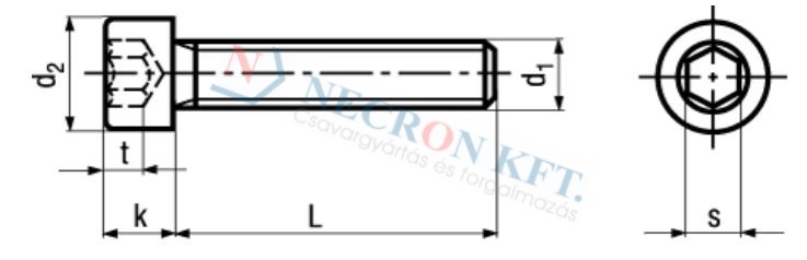 Socked head cap screws fully threaded 610