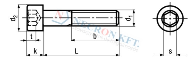 Socked head cap screws partially threaded 611