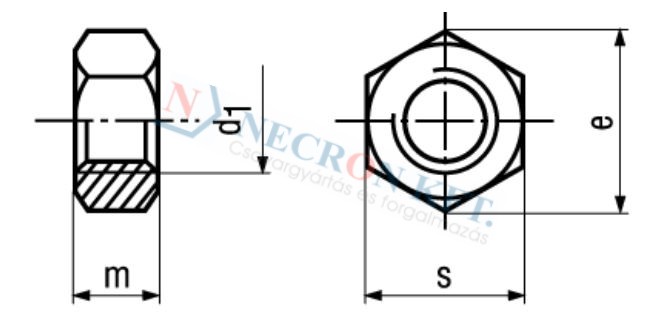 Hexagon nuts 629