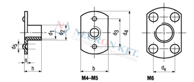 Spot weld nuts type A 638