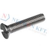 Slotted flat head machine screws 654