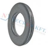 Flat washers without chamfer, regular type 671