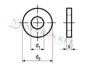 Round washers for wood construction and structural bolts 733