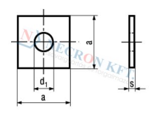 Square washers for wood construction 752