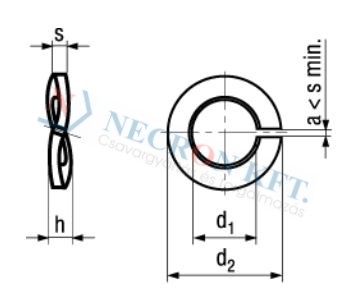 Waved spring lock washers 771