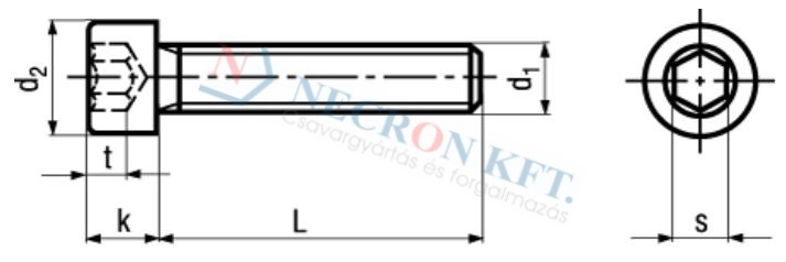 Socked head cap screws fully threaded 7