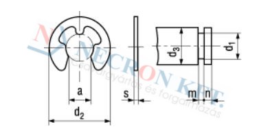 Circlips for shafts bulk 809