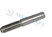 Taper pins with thread constant threaded stem length, unhardened, ground 863