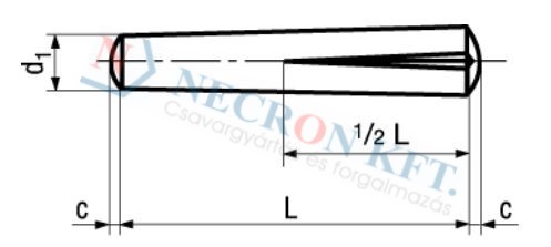 Grooved taper pins half length taper grooved 883