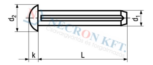 Round head grooved pins 893