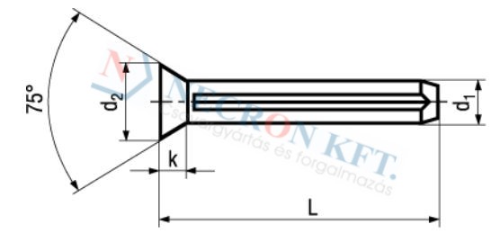 Flat countersunk head grooved pins 894