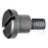 Slotted cheese head shoulder screws, without undercut 9232