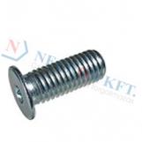 Hexalobular (6 Lobe) socket flat head screws with special low head, fully threaded 9524