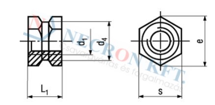 Threaded inserts type A, open, short 964