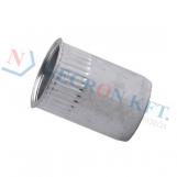 Reduced countersunk head knurled cylindrical threaded inserts open type blind rivet nuts 45761