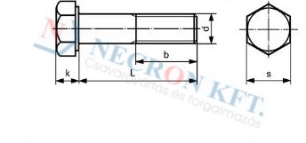 Hexagon bolts with large head for high-strength structural bolting, system HV 20363